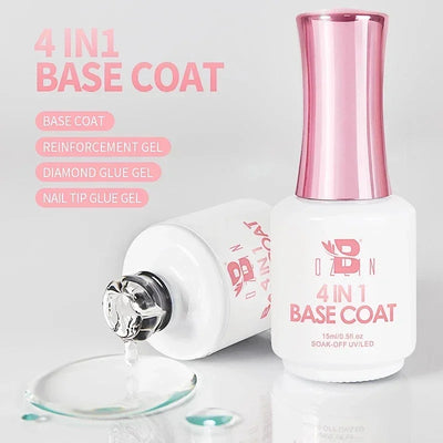 BOZLIN 15ML Super Top Coat  Function Gel No Wipe Matte Top Gel Transparent Soak Off  UV LED Nail Art Manicure Gel Varnish Primer - Fullshopping