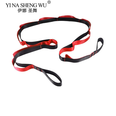 Stretching Strap Yoga Strap with Loops, Stretch Straps for Physical Therapy, Non-Elastic Exercise Strap for Pilates, Dance,Sport - Fullshopping
