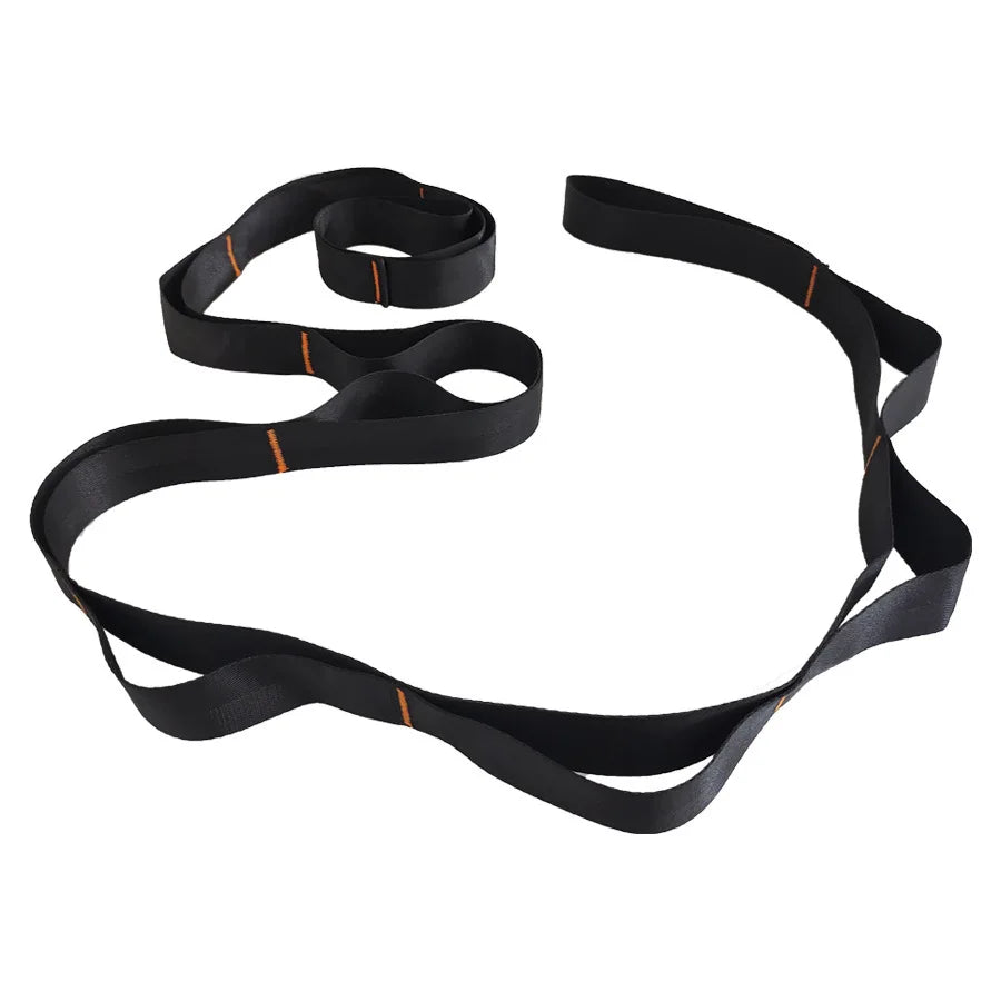 Stretching Strap Yoga Strap with Loops, Stretch Straps for Physical Therapy, Non-Elastic Exercise Strap for Pilates, Dance,Sport - Fullshopping
