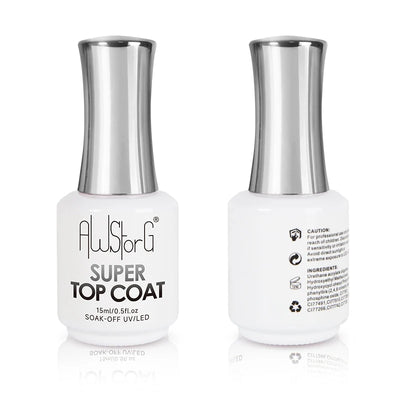 BOZLIN 15ML Super Top Coat  Function Gel No Wipe Matte Top Gel Transparent Soak Off  UV LED Nail Art Manicure Gel Varnish Primer - Fullshopping