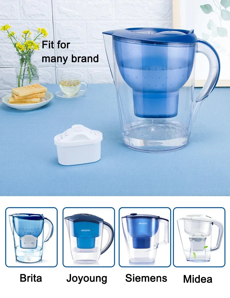 New For Brita Maxtra 2PCS/6PCS Water Filters Cartridge Limescale Chlorine Impurities Purify Kettle Activate Carbon Water Filter - Fullshopping