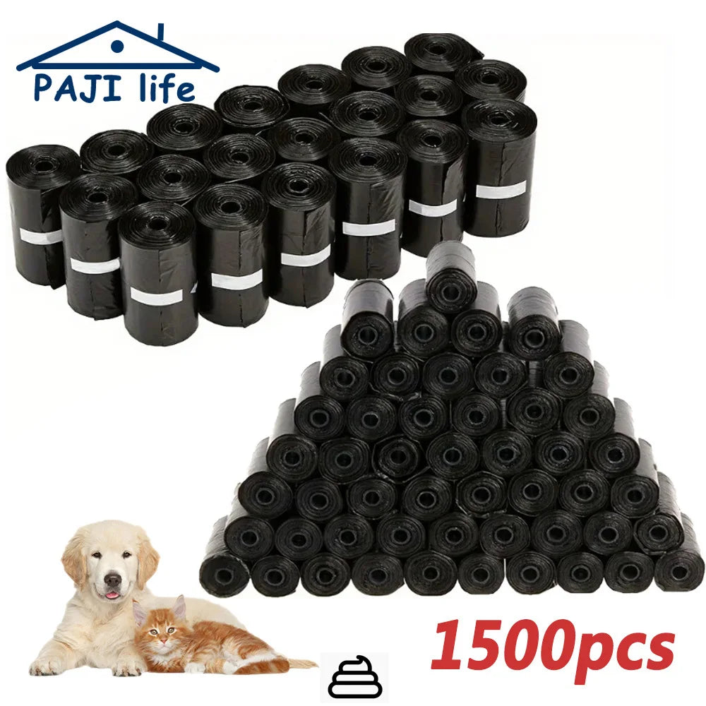 Dog Poop Bags Portable Pet Waste Bags Durable And Leak Proof Dog Garbage Bags With Dispenser Pet Cleaning Supplies For Outdoor - Fullshopping