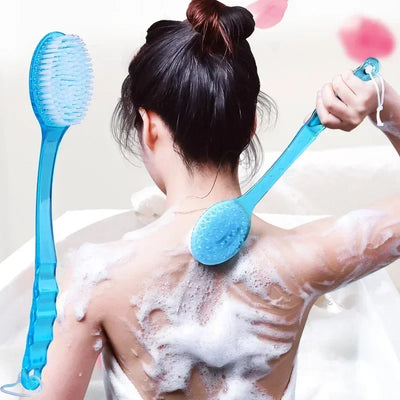Bath Brush Back Ball Brush Bathroom Body Brushes Mud Back Scrubber Shower Massage Brushes - Fullshopping