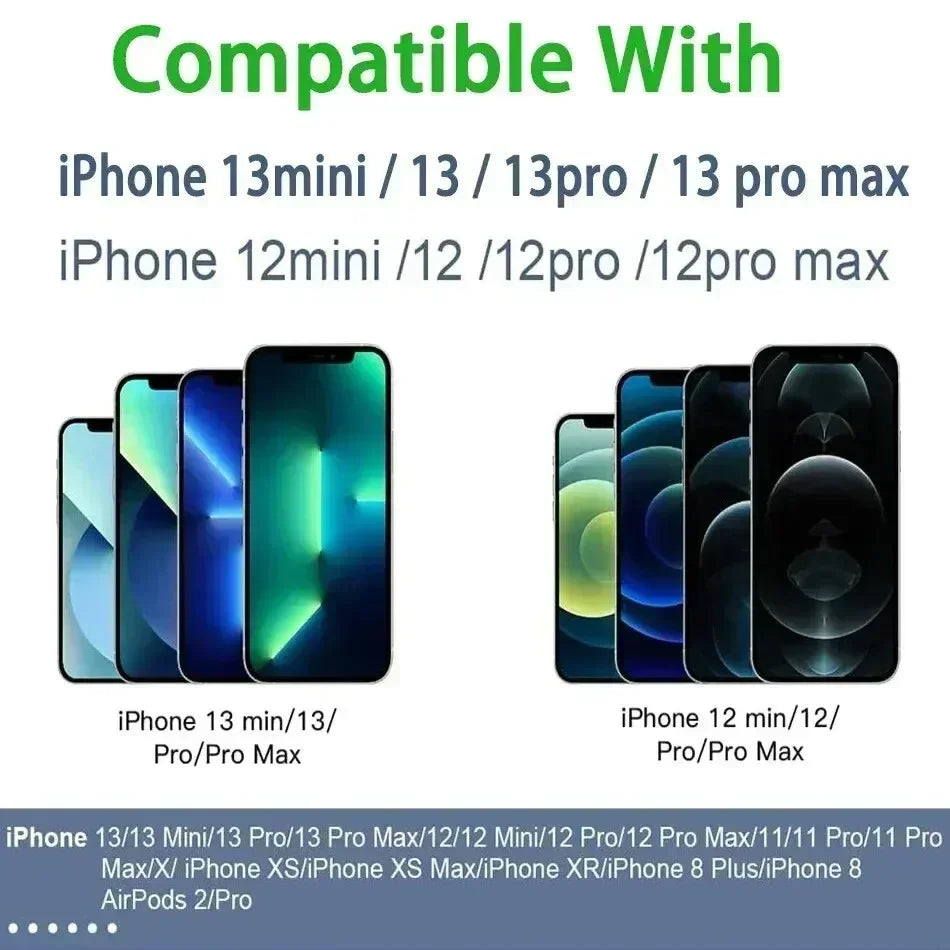 Fast Charger Original Magnetic Wireless Charging Device For iPhone 16 15 14 13 12 Pro Max Mini USB C 8 Plus XR X XS MAX Airpods - Fullshopping