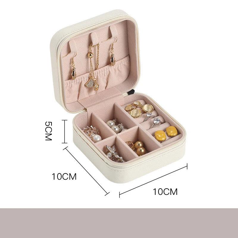 Portable Mini Jewelry Storage Box - fullshopping