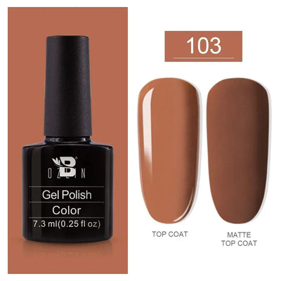 BOZLIN 15ML Super Top Coat  Function Gel No Wipe Matte Top Gel Transparent Soak Off  UV LED Nail Art Manicure Gel Varnish Primer - Fullshopping