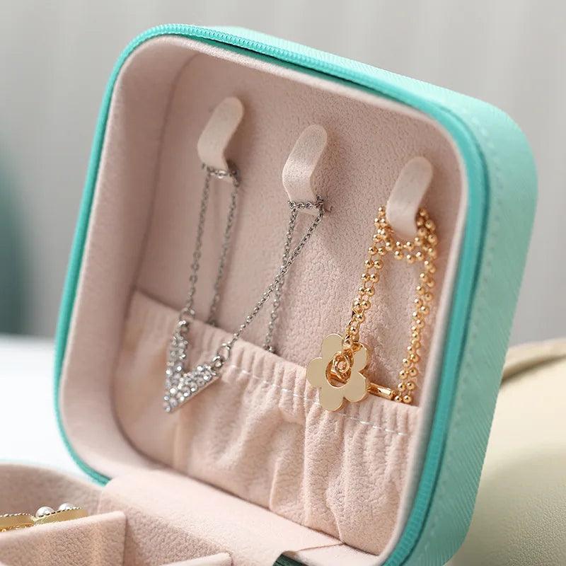 Portable Mini Jewelry Storage Box - fullshopping