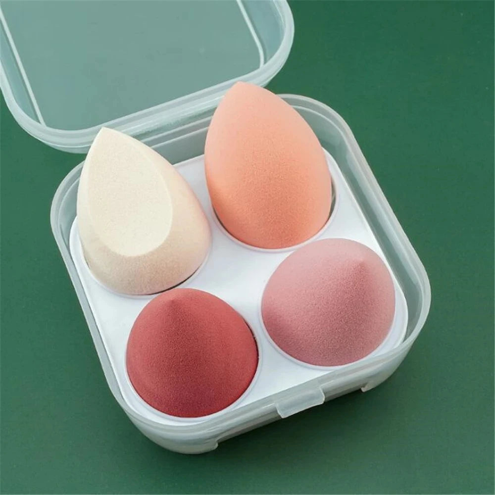 4 Pieces Makeup Sponge Blenders Blending Sponge Foundation Applicator Cosmetic Sponges makeup tools free shipping wholesale - Fullshopping