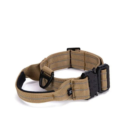 Tactical Reflective Nylon Dog Collar with Leash & Harness - Fullshopping