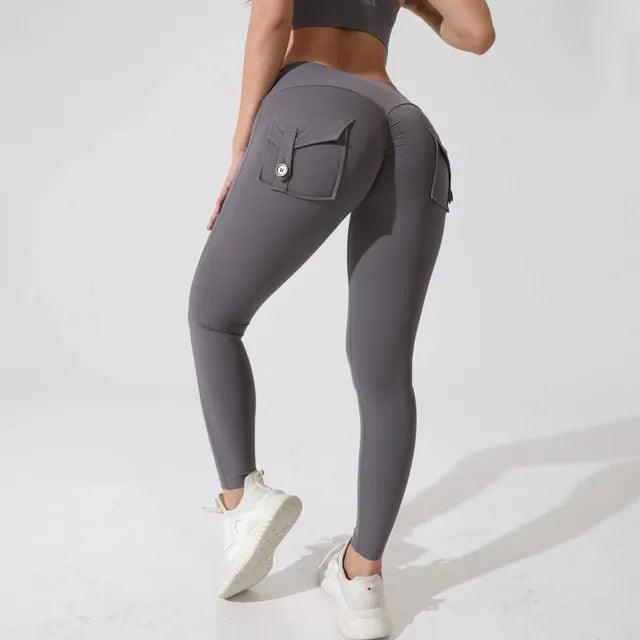 Butt Lifting Cargo Leggings - fullshopping