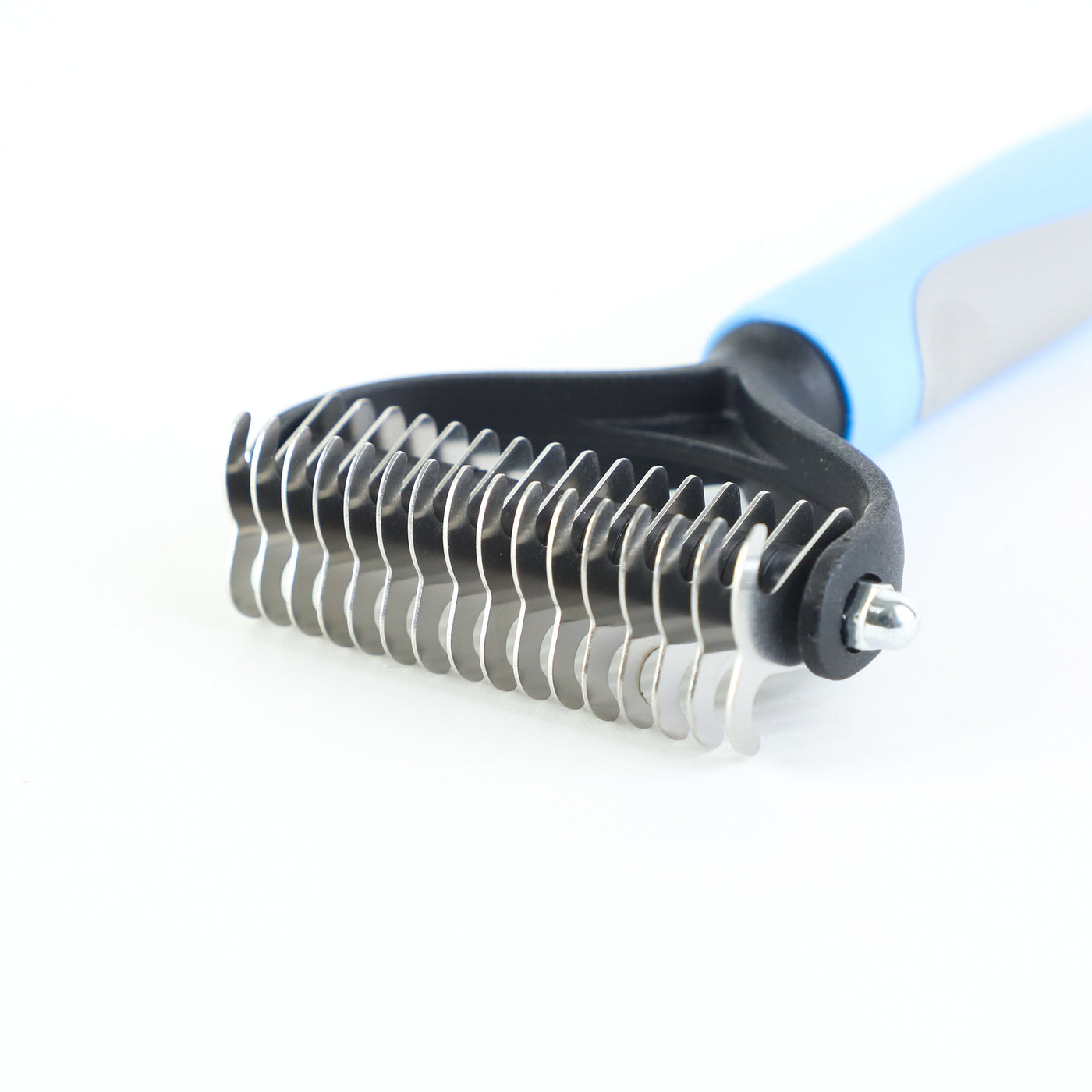 Stainless Double-sided Pet Brush Hair Removal Comb Grooming Dematting Dog Grooming Shedding Tools - Fullshopping