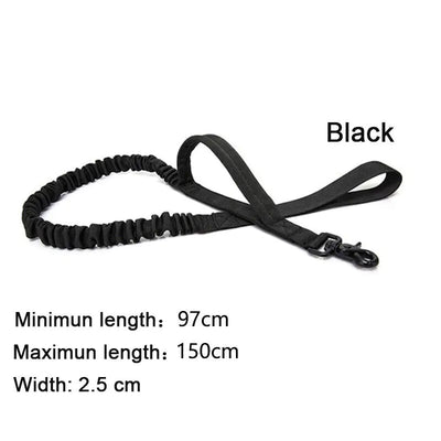 Tactical Outdoor Dog Leash for Large Dogs with Collar - Fullshopping