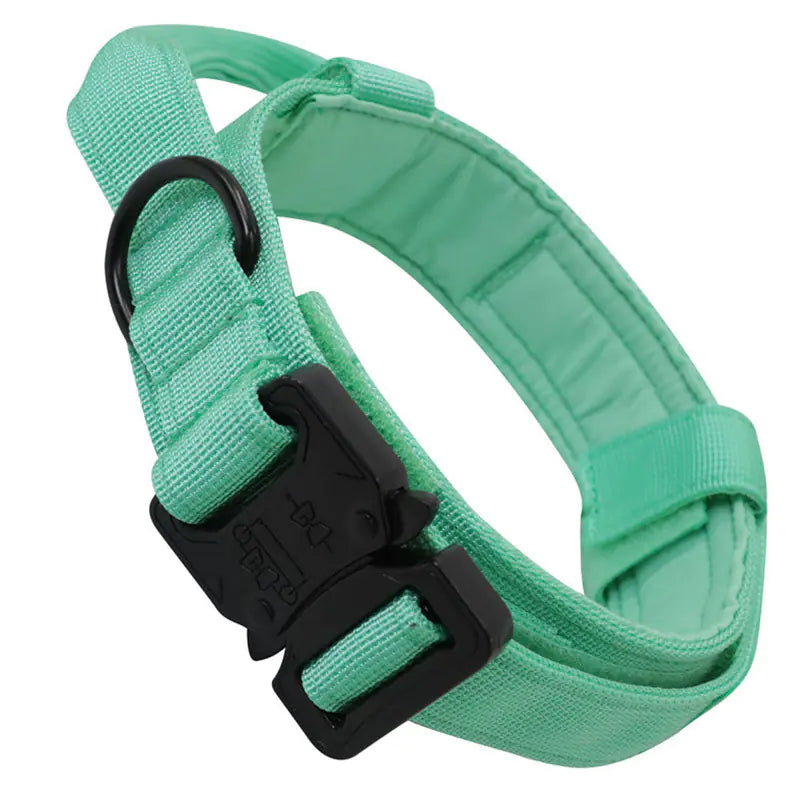 Adjustable Tactical Dog Collar and Leash Set for Training - Fullshopping