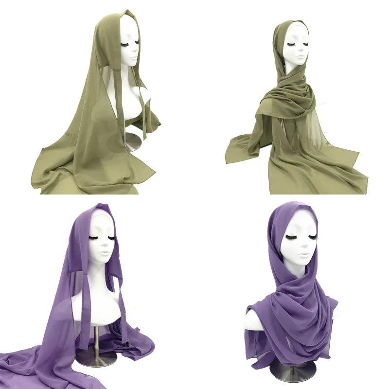 Chiffon Bandage Headwrap - fullshopping