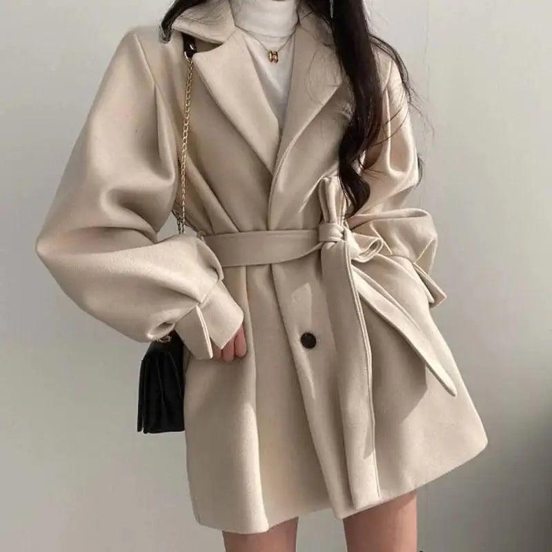 Thickened Wool Coat - fullshopping