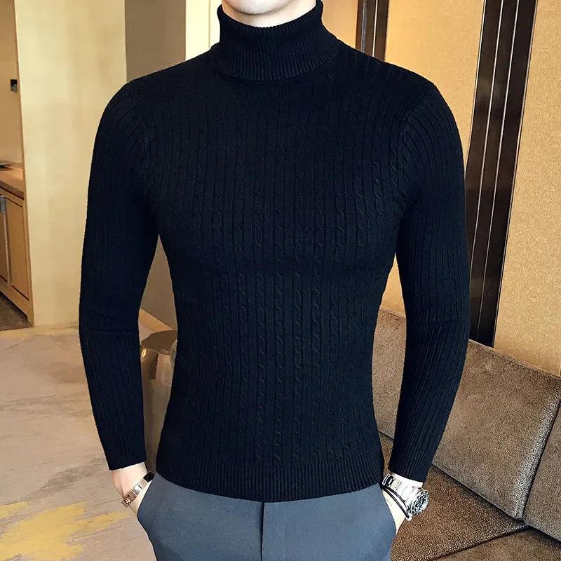 Warm Turtleneck Sweatwear for Men - fullshopping